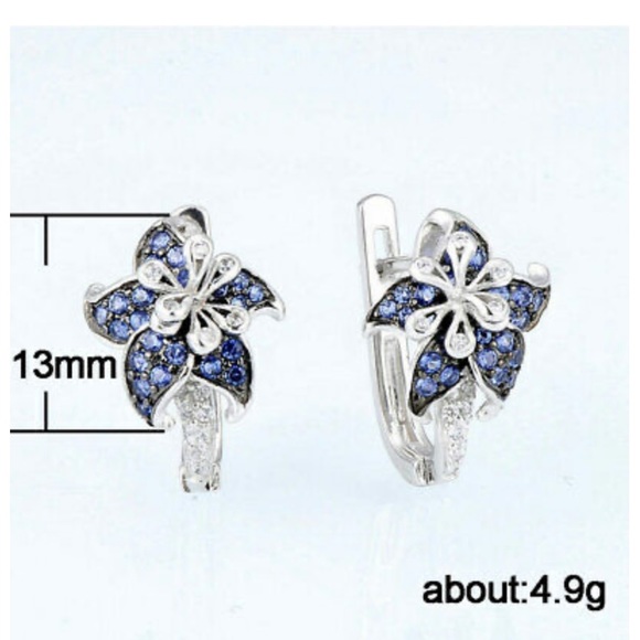 NEW 925 sterling silver cute earrings - Picture 4 of 5
